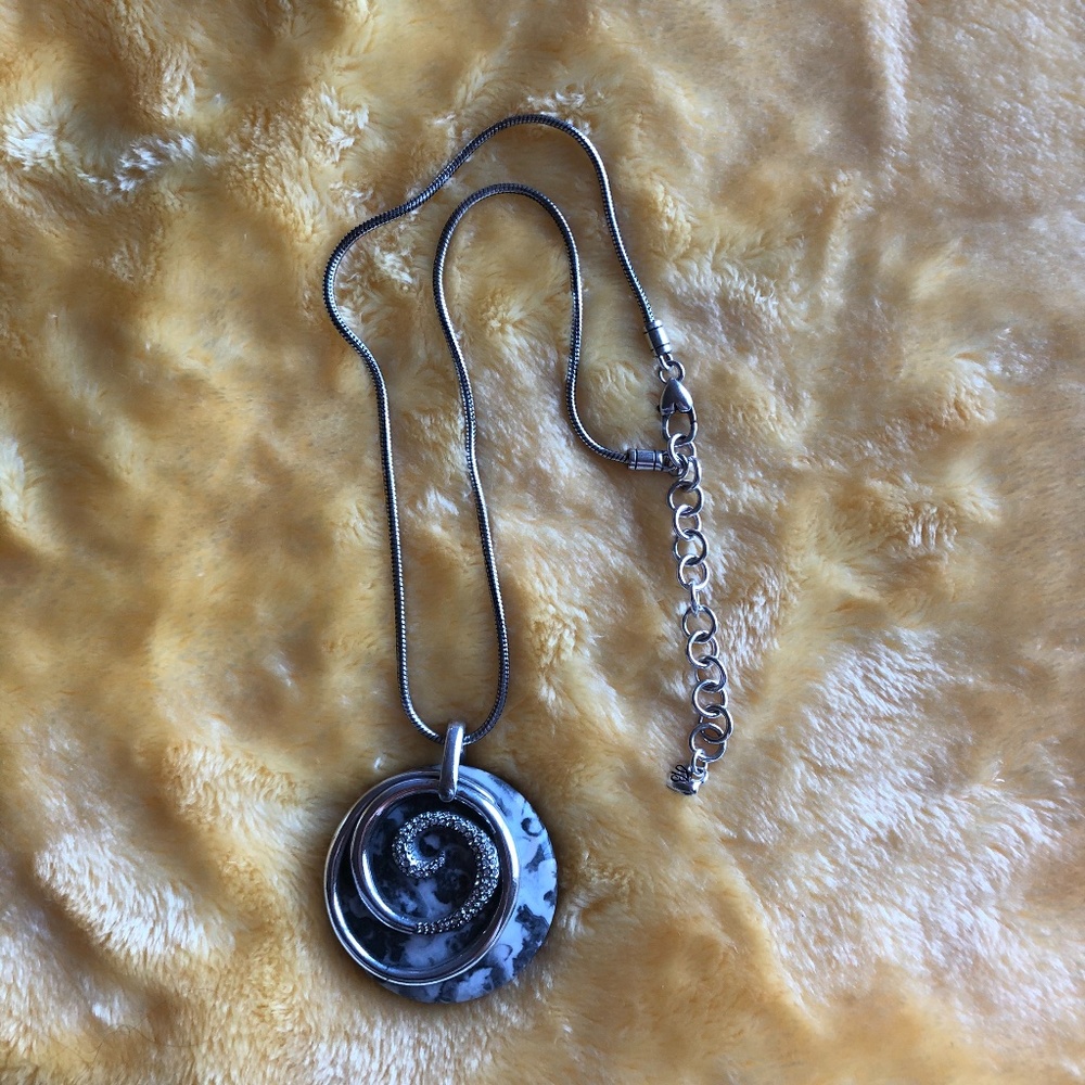 Brighton Majestic Grey Stone Necklace